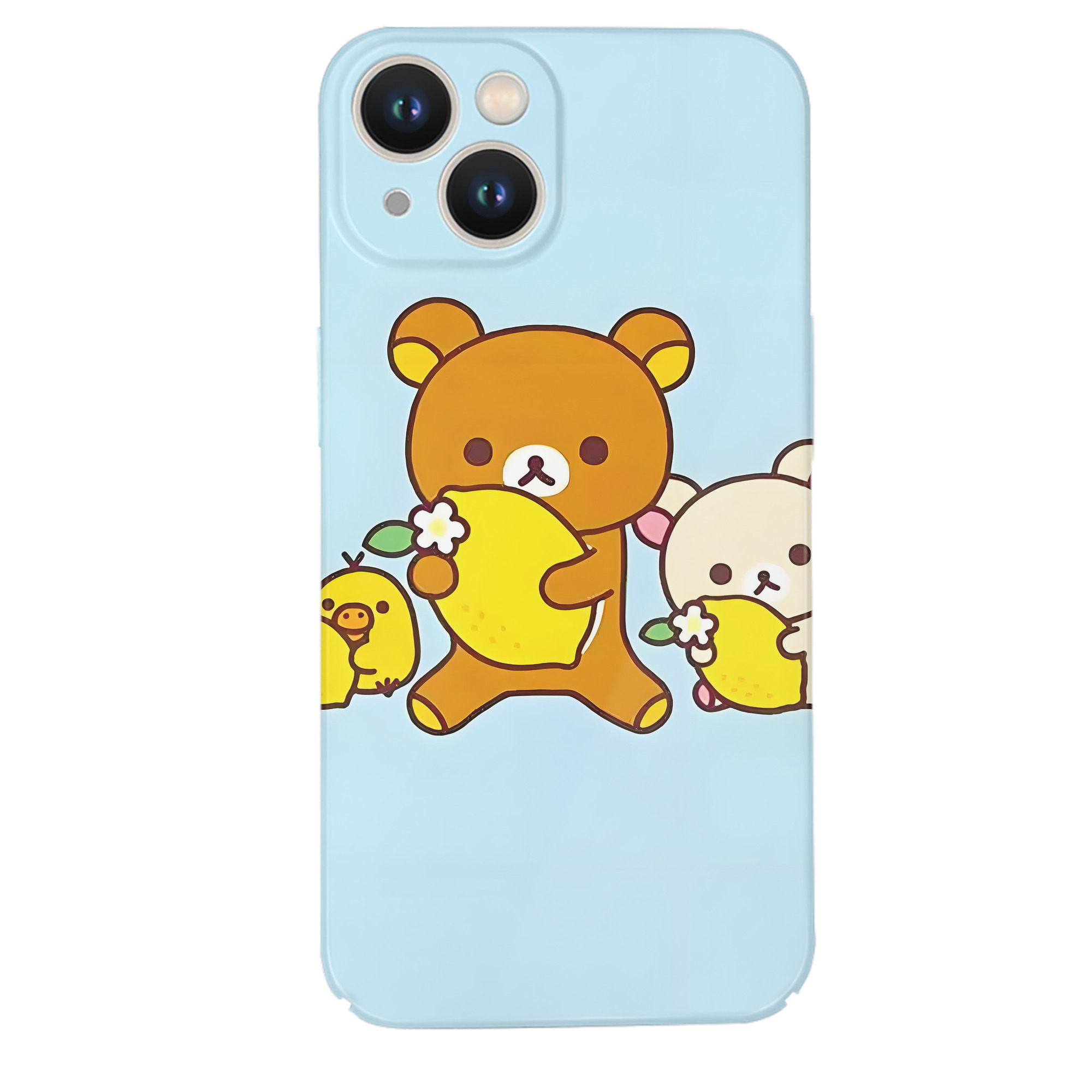（画像用） リラックマ リラックマ キイロイトリ Rilakkuma Korilakkuma Kiiroitori 【iPhone 14シリーズ対応】ハードケース